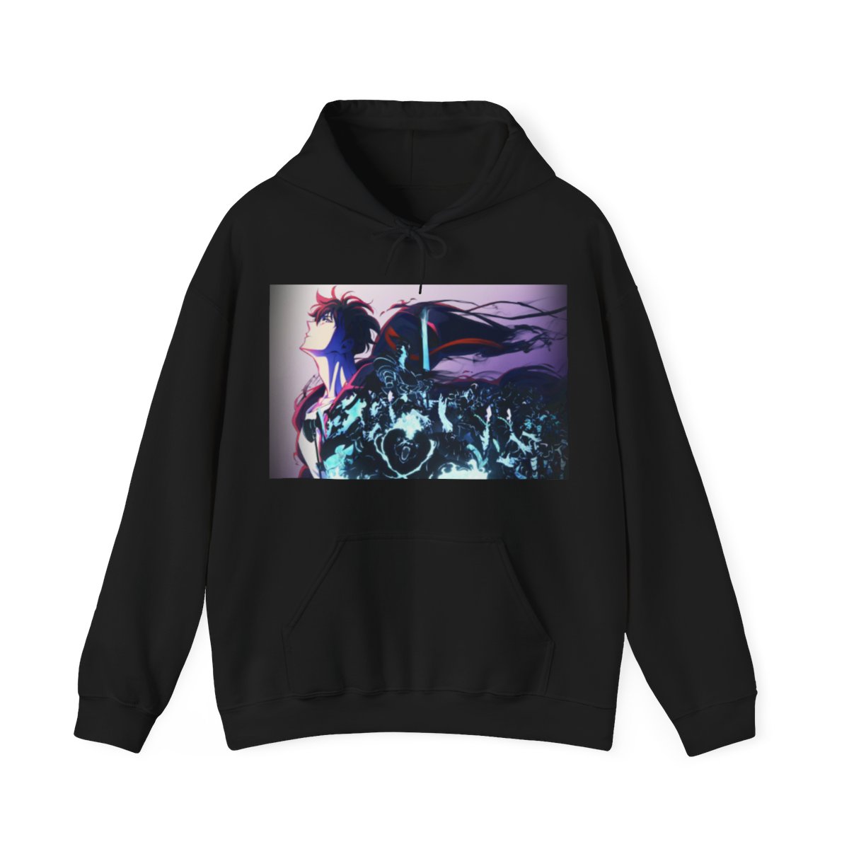 Purple Moon Solo Leveling Guild - Dark Hoodie