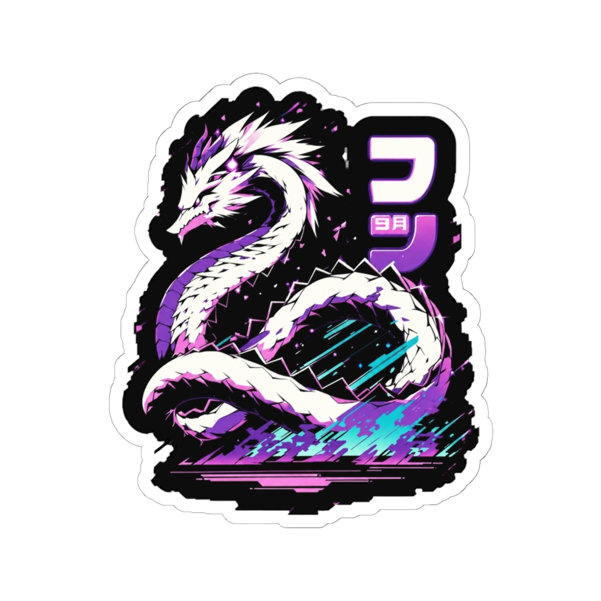 dragon solo leveling Sticker