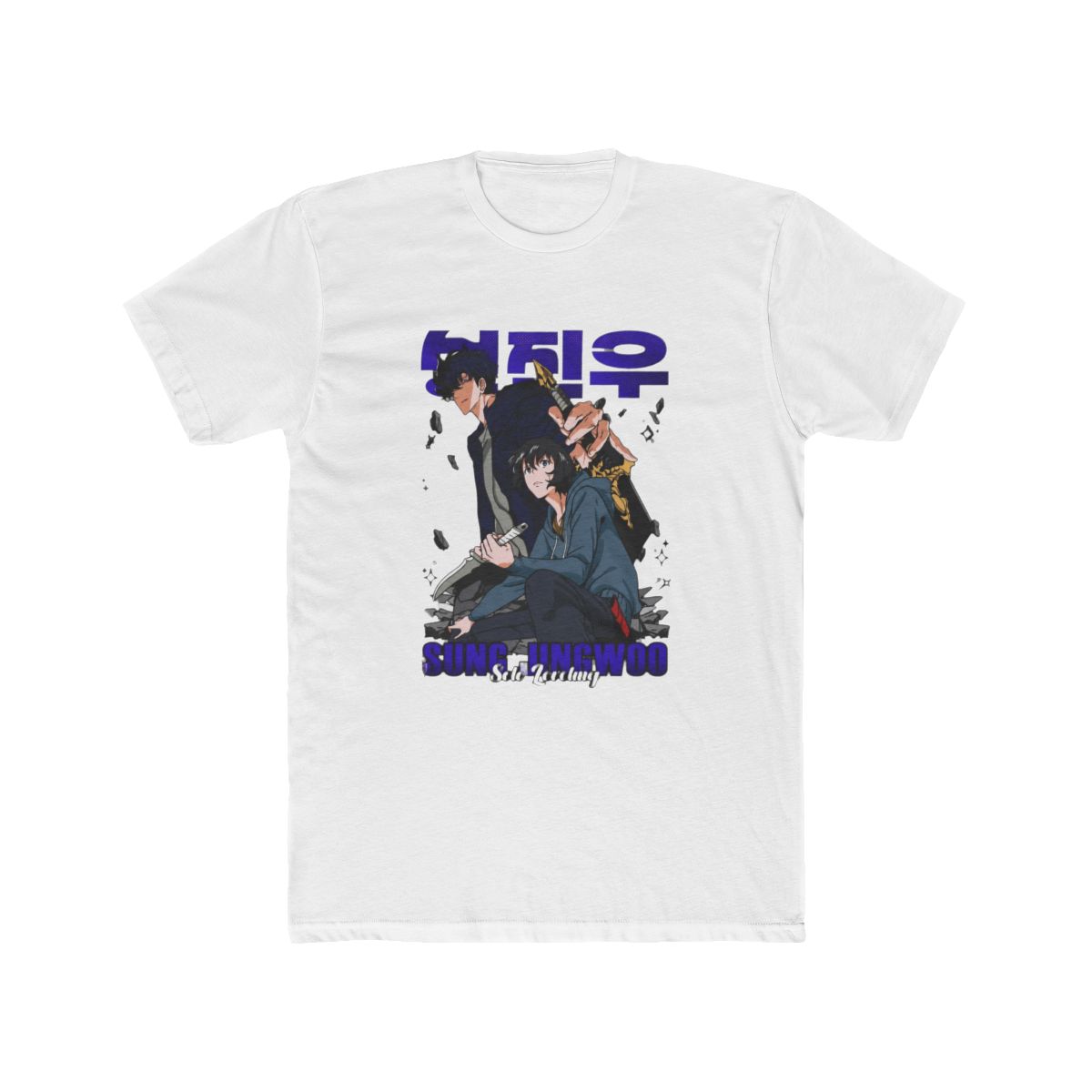 Sung Jinwoo Solo Leveling Anime Manga Art Design T Shirt