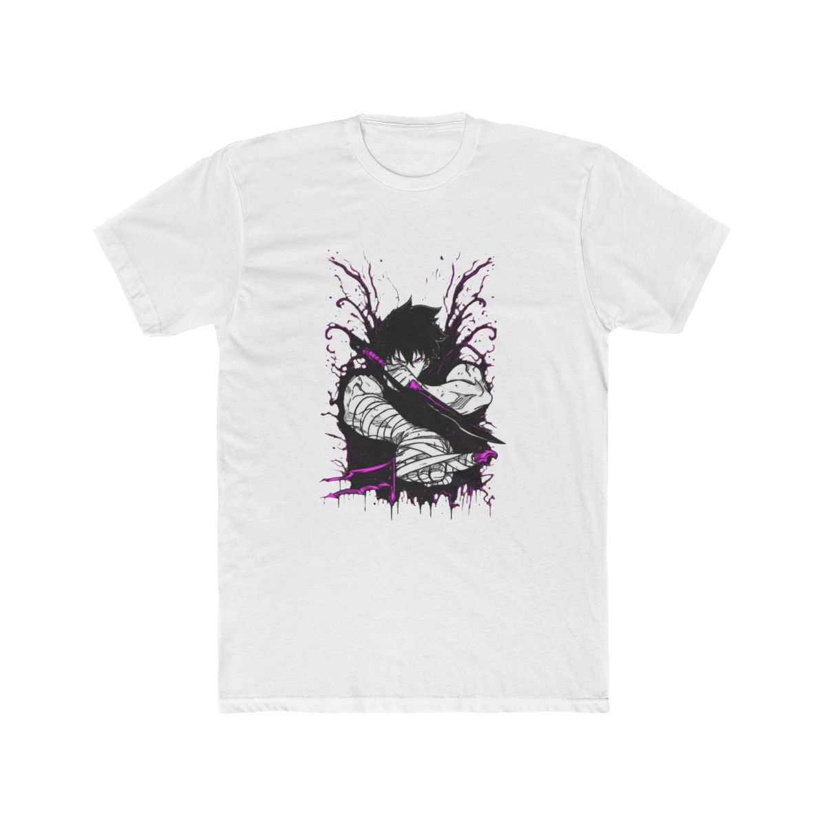 Sung Jinwoo Solo Leveling Black Spear Manga Art T Shirt
