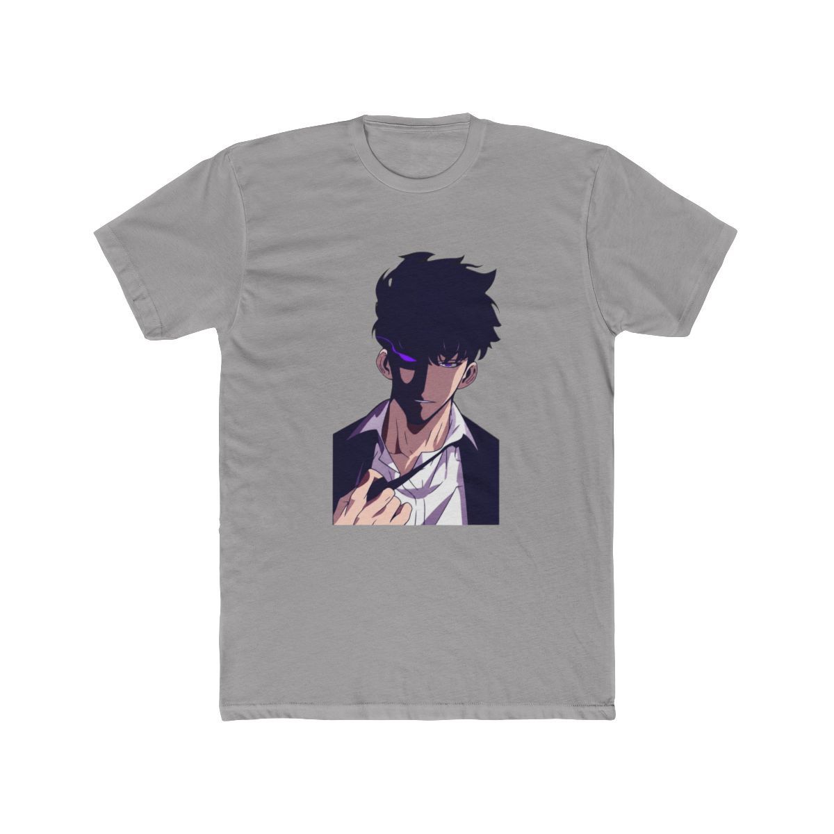 Solo Leveling Sung Jinwoo Anime - Manhwa Character Art T Shirt