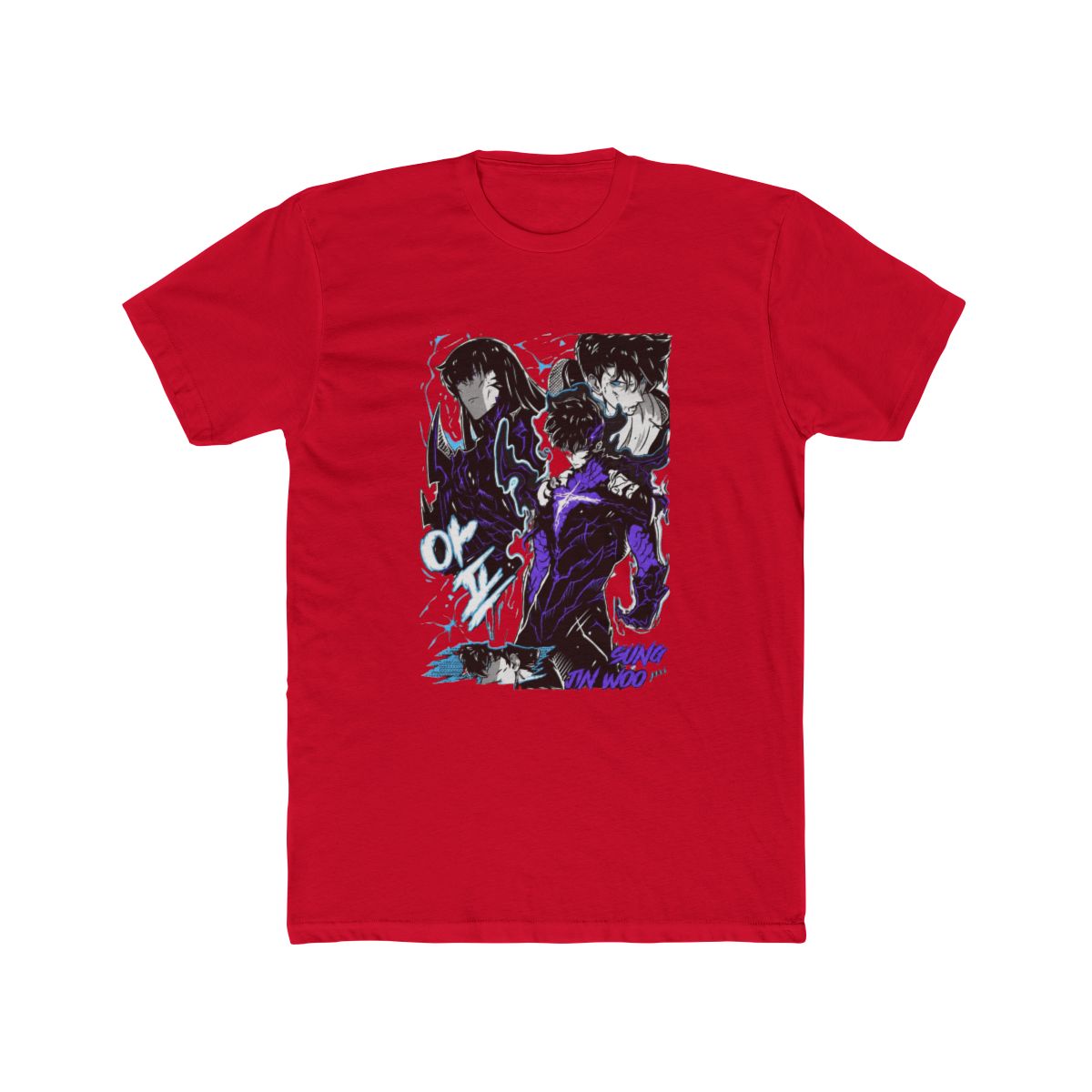 Solo Leveling Jinwoo Sung Anime Manga Art T Shirt - alternate angle 3, merchandise