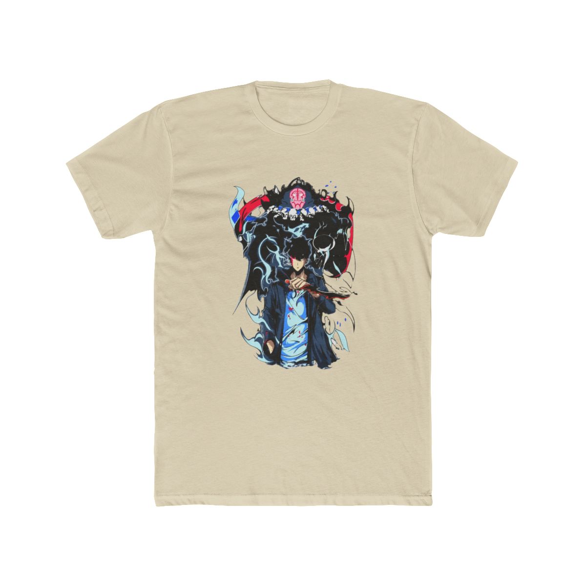 Solo Leveling Sung Jinwoo Arise Anime Manga T Shirt - alternate angle 2, merchandise