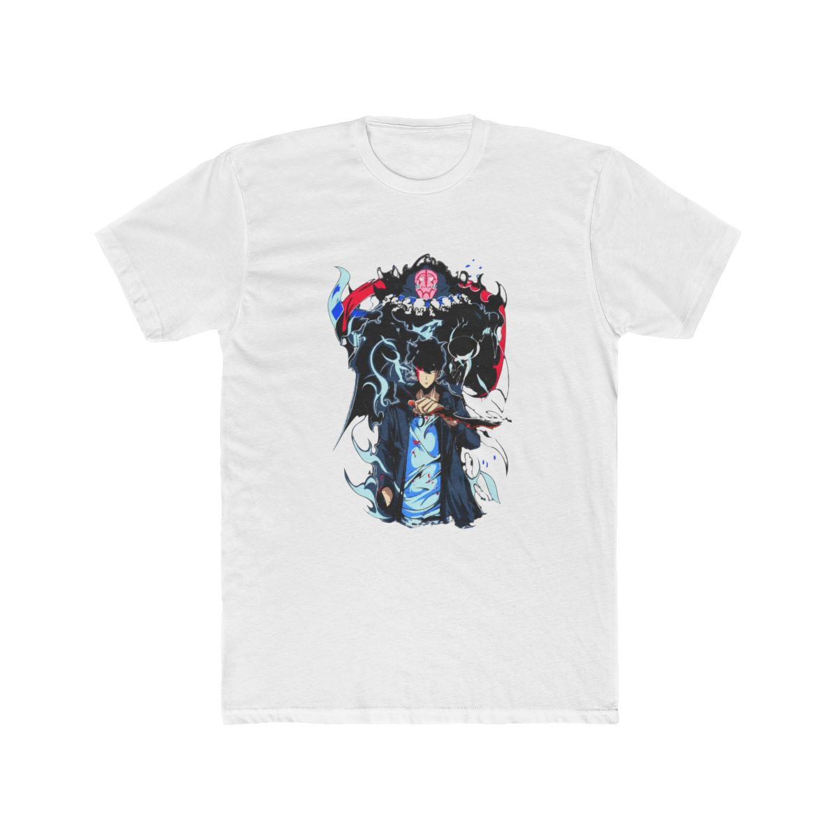 Solo Leveling Sung Jinwoo Arise Anime Manga T Shirt - alternate angle 4, merchandise