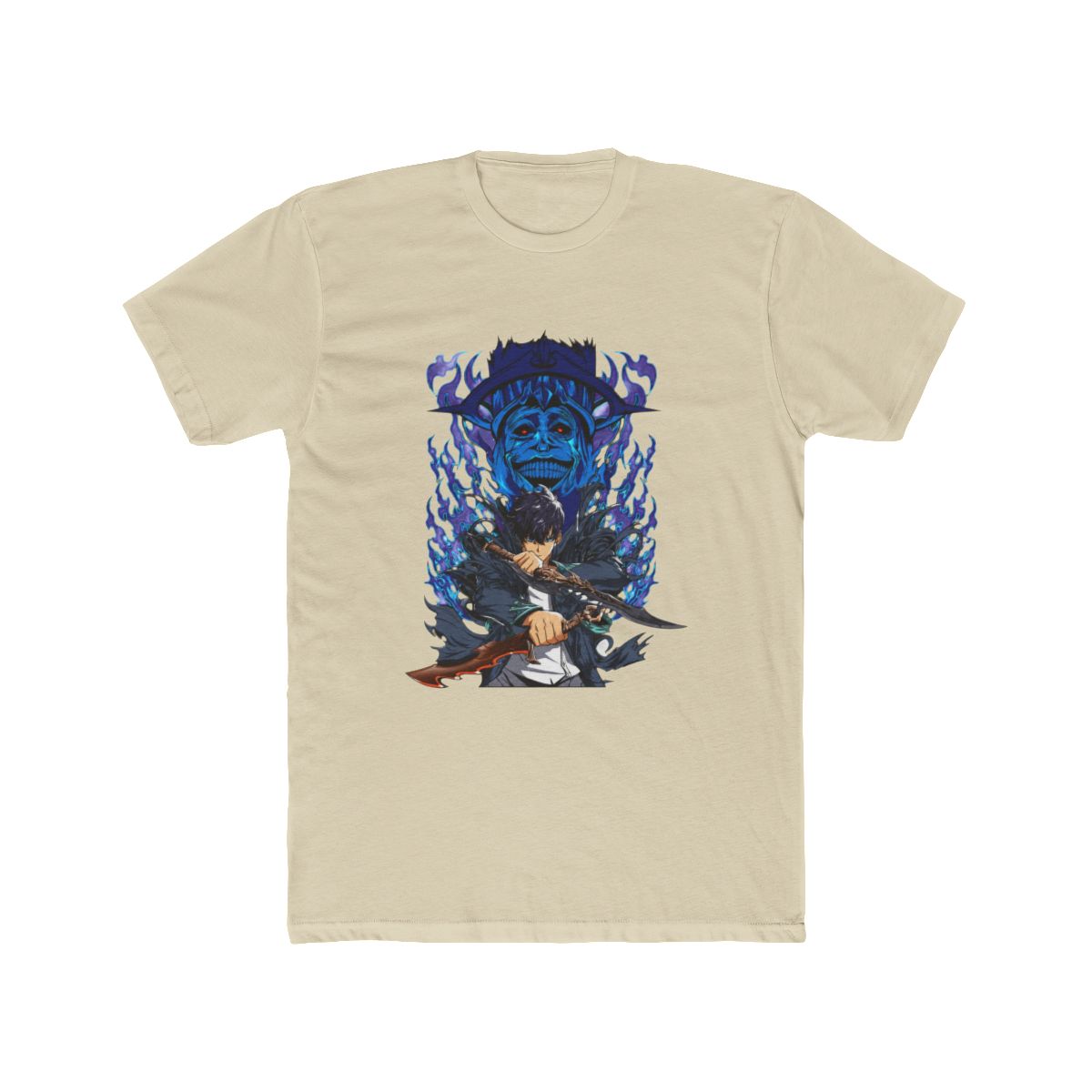 Solo Leveling Sung Jinwoo God Statue Shadow T Shirt